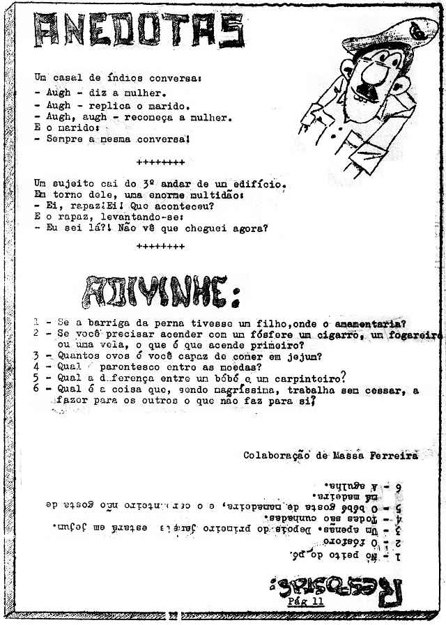 Clicar no meio da p�gina para virar.