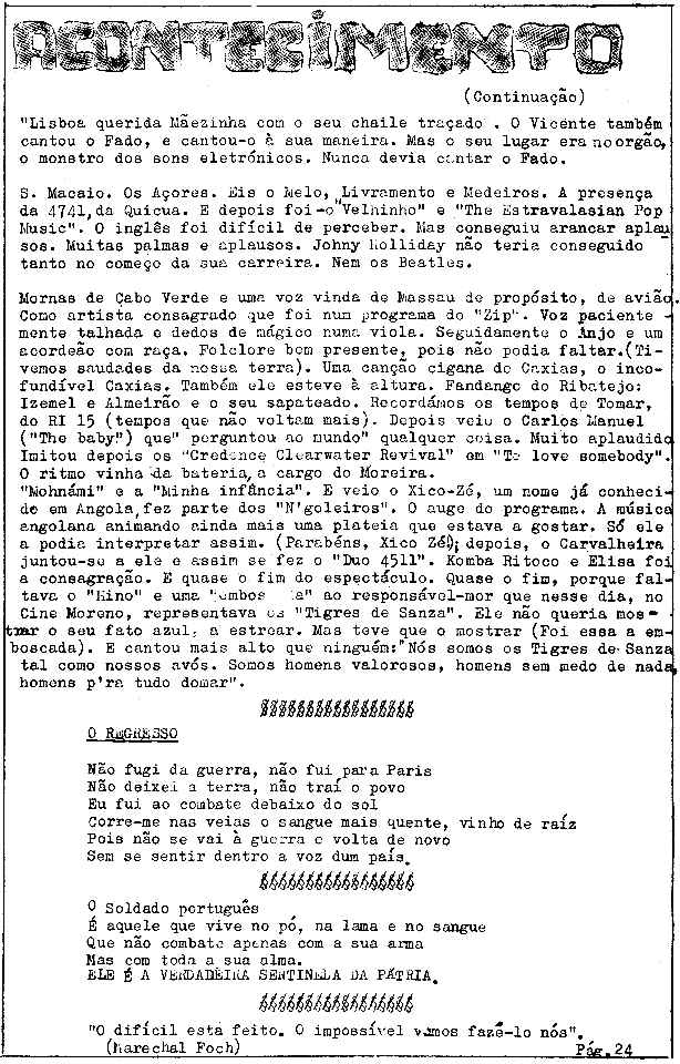 Clicar no meio da p�gina para virar.