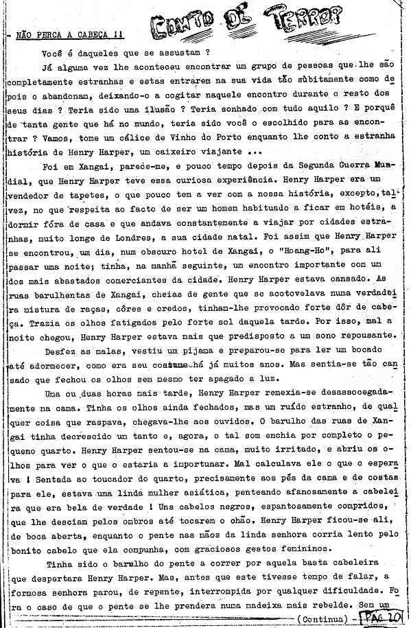 Clicar no meio da p�gina para virar.