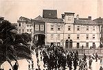 Vinda de ministros a Aveiro, durante o regresso da esta��o, em 4 de Junho de 1922.