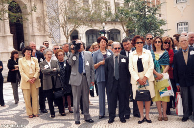 1.� e 2.� fila: Jos� Caseiro, F�tima Nunes, Alcino Cartaxo, Alcino Carvalho, Graciete Paiva, ???, ???, ???, Fausto Ferreira.