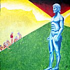 Acr�lico sobre tela - 70x70 cm.