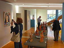 Elementos da Academia de Saberes de Aveiro visitam a exposi��o - 19-10-2011