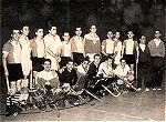 Equipa de 1956, aquando de um encontro com o �Liga de Alg�s�.