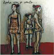 Roda com o vento - Swirls wiyh the wind | T�cnica mista s/ tela - Mixed technique on canvas | 100x100 cm. 2005