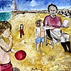 Acr�lico s/ tela - 70x70 cm.