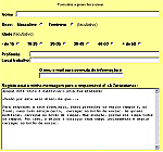 Clicar aqui para aceder a um formul�rio.